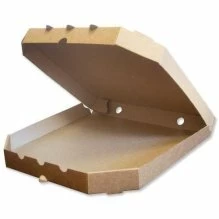 Коробка под пиццу, бурая ( Ø 30 ) (артикул: 010450039) купить в разделе «Бумажная одноразовая упаковка и посуда».